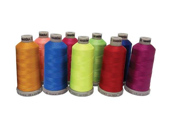 919-12-SGG Madeira Polyneon #40 Machine Embroidery Thread 12 Color Green  Shade Kit.