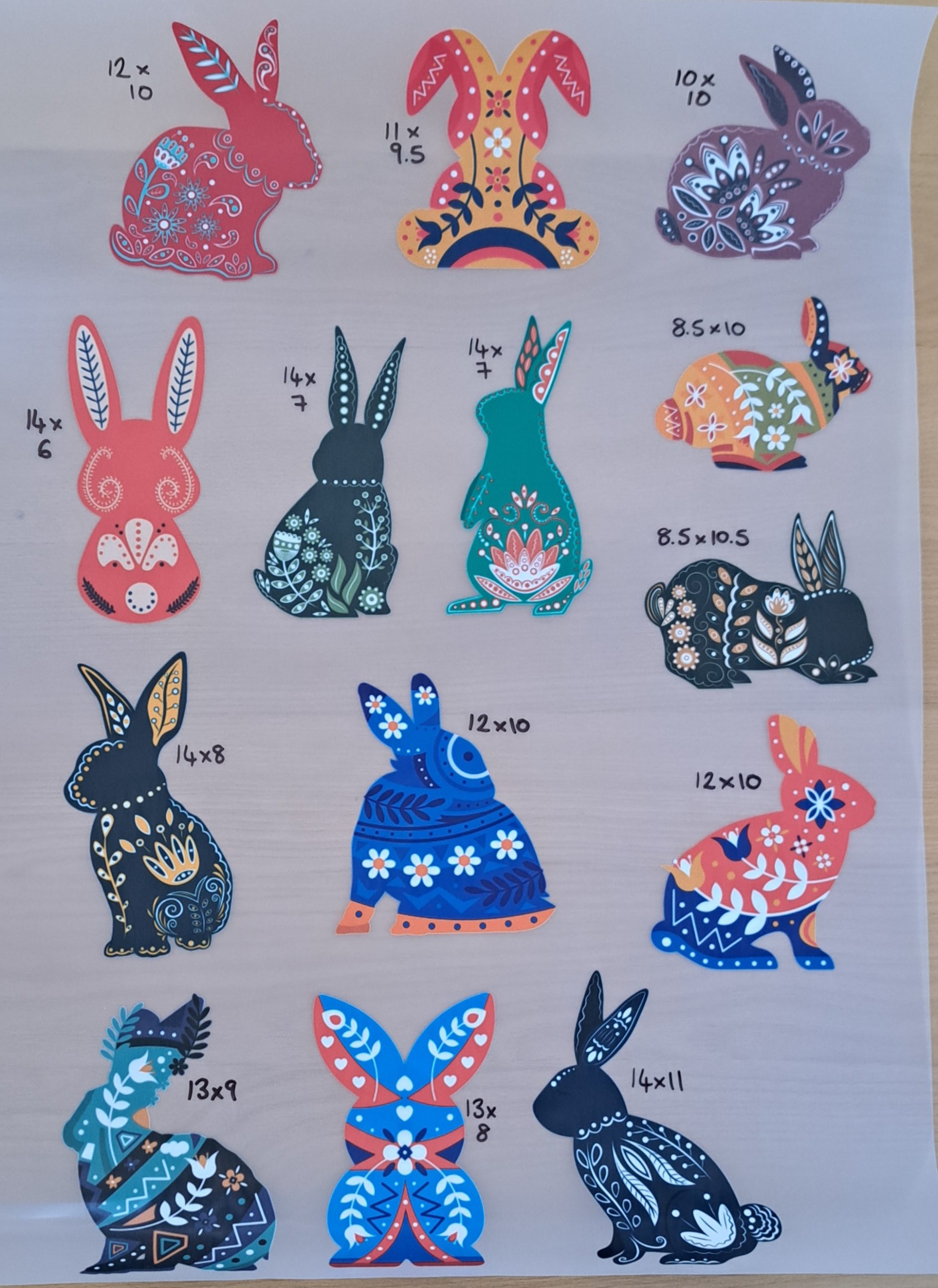 Bunny Art Heat Transfers Bundle - Image 4