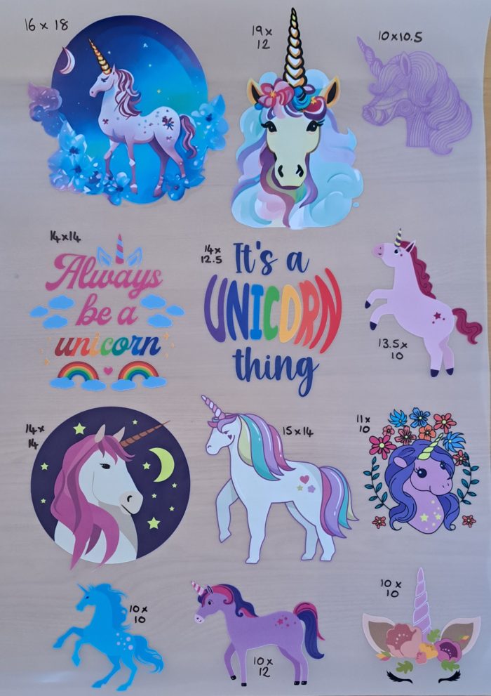 Unicorn Heat Transfers Bundle - Image 2