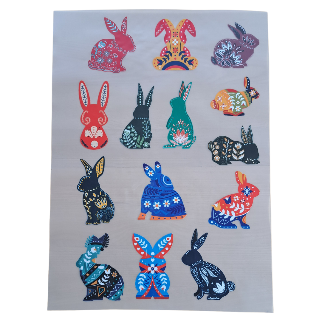 Bunny Art Heat Transfers Bundle - Image 3
