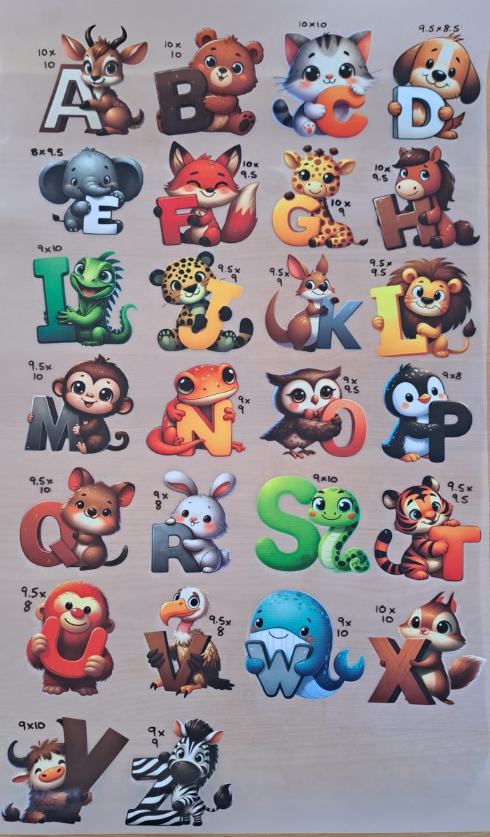 Animal Alphabet Heat Transfers Bundle - Image 4