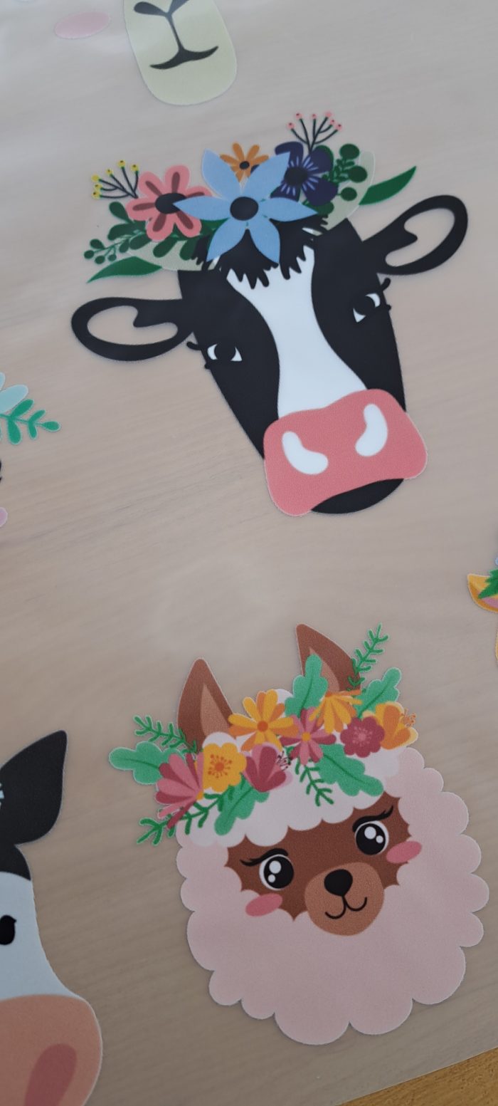 Animal Flower Heat Transfers Bundle - Image 4