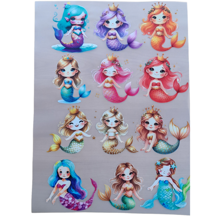 Mermaid Heat Transfers Bundle - Image 5