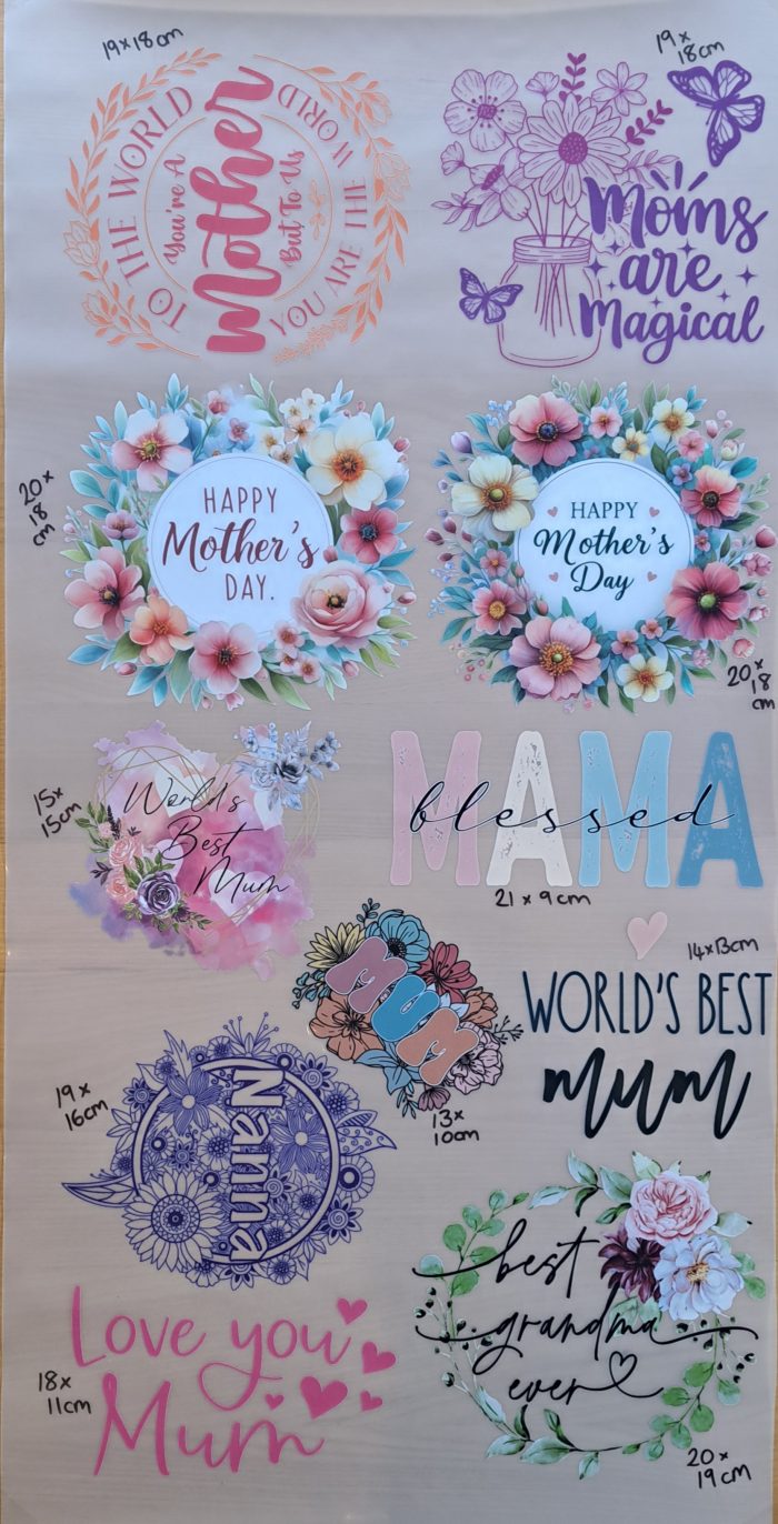 Mother's Day Heat Transfers Bundle - Image 2