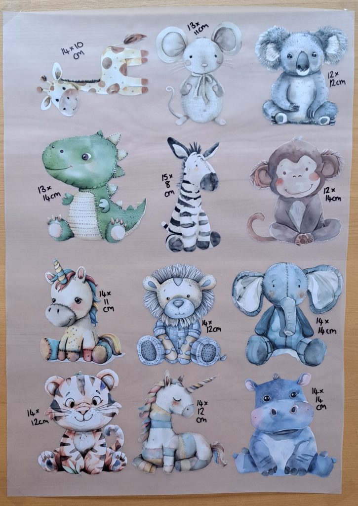 Baby Quilted Animals Heat Transfers Bundle - Home Sewing Warehouse ...